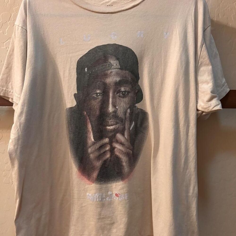 Tupac Poetic Justice Vintage Tee Large